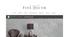 Desktop Screenshot of finedecor.com